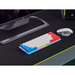 Corsair K70 PRO MINI klávesnica USB + Bluetooth Biela PC