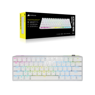 Corsair K70 PRO MINI klávesnica USB + Bluetooth Biela PC