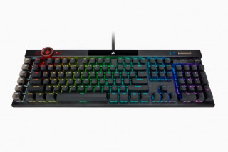 Corsair K100 RGB klávesnica USB QWERTZ Holandský Čierna PC