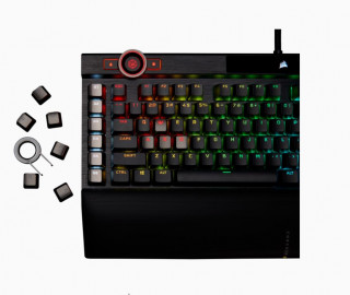 Corsair K100 RGB klávesnica USB QWERTZ Holandský Čierna PC