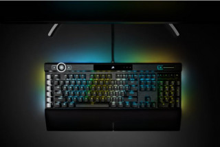 Corsair K100 RGB klávesnica USB QWERTZ Holandský Čierna PC