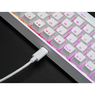 Corsair K65 RGB MINI klávesnica USB QWERTY Anglický Biela PC