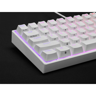 Corsair K65 RGB MINI klávesnica USB QWERTY Anglický Biela PC