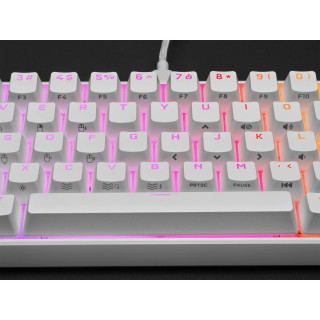 Corsair K65 RGB MINI klávesnica USB QWERTY Anglický Biela PC