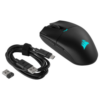 Corsair KATAR ELITE Wireless myš Pravoruké RF Wireless + Bluetooth + USB Type-A Optický 26000 DPI PC