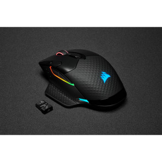 Corsair DARK CORE RGB PRO myš Pravoruké RF Wireless + Bluetooth + USB Type-A Optický 18000 DPI PC