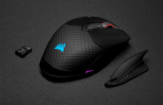 Corsair DARK CORE RGB SE myš Pravoruké RF Wireless + Bluetooth + USB Type-A Optický 18000 DPI PC