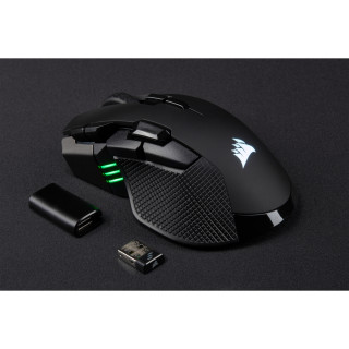 Corsair IRONCLAW RGB myš Pravoruké RF Wireless + Bluetooth + USB Type-A Optický 18000 DPI PC