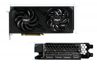 Palit NED407SS19K9-1043D grafická karta NVIDIA GeForce RTX 4070 SUPER 12 GB GDDR6X PC