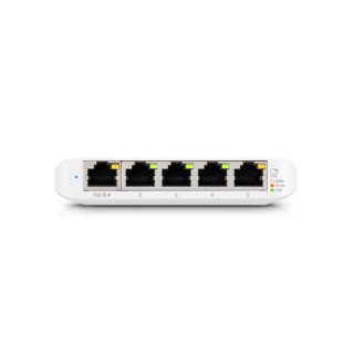 Ubiquiti UniFi USW Flex Mini Riadený Gigabit Ethernet (10/100/1000) Podpora napájania cez Ethernet (PoE) Biela PC