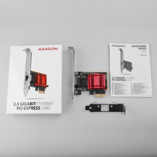 Axagon PCEE-G25 sieťová karta Interný Ethernet 2500 Mbit/s PC