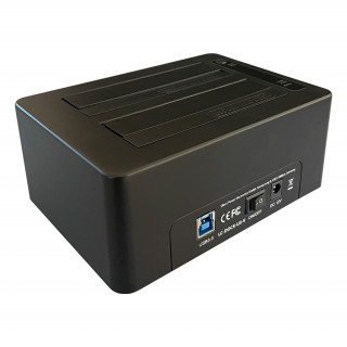 LC-Power LC-DOCK-U3-V dokovacia stanica pre úložné jednotky USB 3.2 Gen 1 (3.1 Gen 1) Type-B Čierna PC