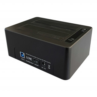 LC-Power LC-DOCK-U3-V dokovacia stanica pre úložné jednotky USB 3.2 Gen 1 (3.1 Gen 1) Type-B Čierna PC