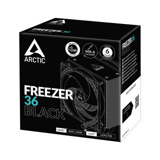 ARCTIC Freezer 36 Procesor Vzduchový chladič 12 cm Čierna 1 ks PC