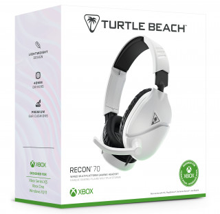 Turtle Beach Recon 70 Slúchadlá s mikrofónom - Biela PC