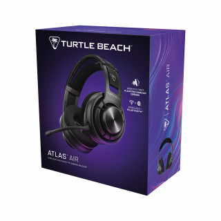 Turtle Beach Atlas Air Slúchadlá s mikrofónom Káblový a bezdrôtový Pres hlavu Hranie Bluetooth Čierna PC