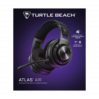 Turtle Beach Atlas Air Slúchadlá s mikrofónom Káblový a bezdrôtový Pres hlavu Hranie Bluetooth Čierna PC