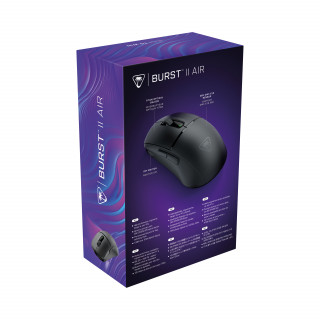 Turtle Beach Burst II Air myš Hranie Pravoruké RF Wireless + Bluetooth Optický 26000 DPI PC