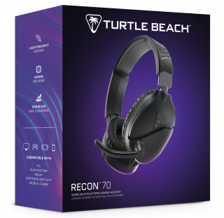 Turtle Beach Recon 70 Slúchadlá s mikrofónom Kábel Pres hlavu Hranie Čierna PC