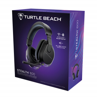 Turtle Beach Stealth 600 Gen 3 Slúchadlá s mikrofónom Bezdrôtový Pres hlavu Hranie Bluetooth Čierna PC