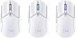 HP HyperX Pulsefire Haste 2 Core Wls - Gaming Mouse (Wht/Grn/Pur) myš Hranie Všestranný USB Typ-A 3600 DPI thumbnail