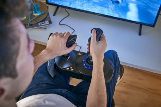 Thrustmaster T.Flight Hotas 4 Čierna, Modrá USB 2.0 Joystick Digitálny PC, PlayStation 4 PC