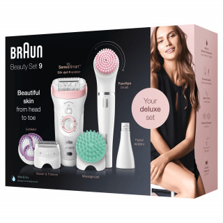 BRAUN SES9-995BS SensoSmart Epilator Home