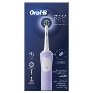 Oral-B D103 Vitality Pro elektrická zubná kefka fialová Home