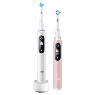 Oral-B iO6 DuoPack Súprava zubných kefiek White/Pink  Home