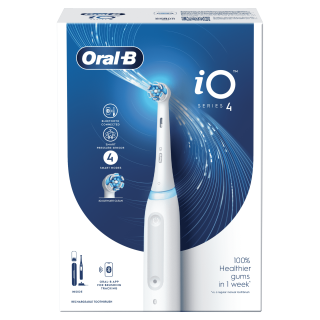 Oral-B iO4 Elektrická zubná kefka Quite White Home