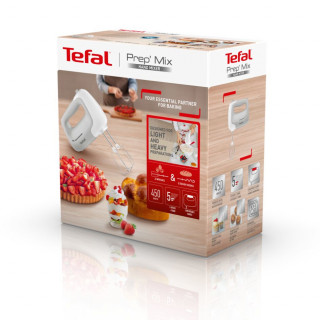 Tefal HT450B38 Prep`Mix white-grey hand mixer Home