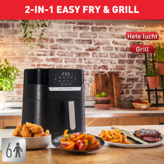 Tefal EY505815 Easy Fry&Grill 2 in 1 black hot air oven Home