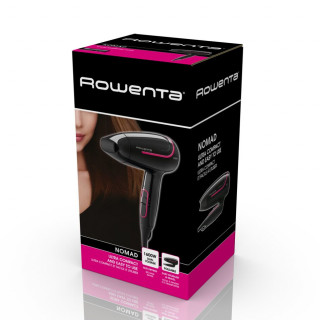 Rowenta CV3323F0 Nomad Ultra Compact black-pink hair dryer Home