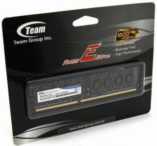 Team Group Elite 4GB 1600MHz DDR3 RAM CL11- (TED34G1600C1101) PC