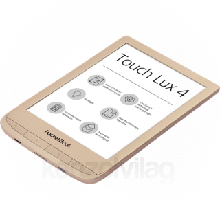 POCKETBOOK e-Reader PB627 LUX4 Gold case (6"E Ink Carta, Cpu: 1GHz,512MB,8GB,1500mAh, wifi,mSD) Tablety