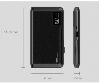 Silicon Power S103 powerbank 10000mAh Black Mobile