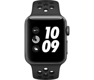 Apple Watch Series Nike 38mm Gray aluminum case antracit Black Nike with sports strap Mobile