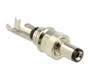 Delock DC connector male with plug size 5.5 x 2.1 mm and length 9.5 mm Home