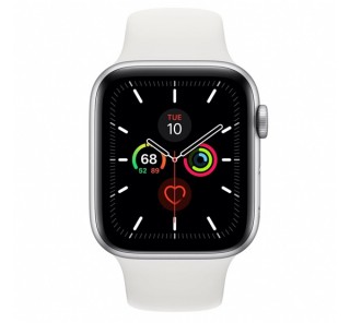 Apple Watch Series GPS+Cellular smart watch, 44mm, Aluminum silver/White Mobile