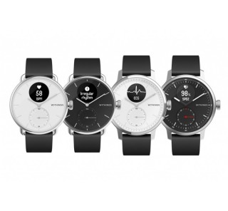 Withings Scanwatch smart watch 38mm, White Mobile