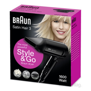 BRAUN HD 350 Style&go Hair dryer Home