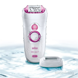 Braun SE7521 EPILATOR + facial cleanser brush Home