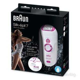 Braun SE7521 EPILATOR + facial cleanser brush Home