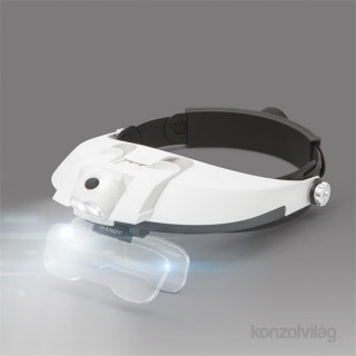 Handy Headband magnifier with LED lighting, double lens Home