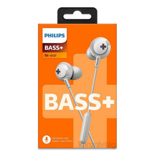 Philips SHE4305WT Bass+ White microphone earphone Mobile