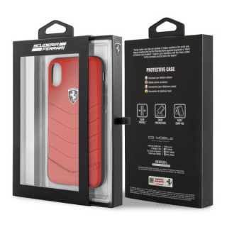 Ferrari Heritage iPhone X/XS leather hard Red case Mobile