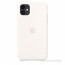 Apple iPhone 11 White silicone case thumbnail