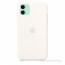 Apple iPhone 11 White silicone case thumbnail