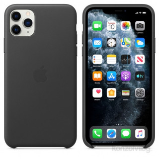 Apple iPhone 11 Pro Max Black leather case Mobile