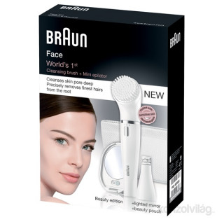 Braun SE831 facial EPILATOR and facial cleanser Home